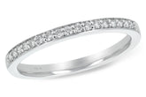 14KT Gold Ladies Straight Diamond Prong Set Band